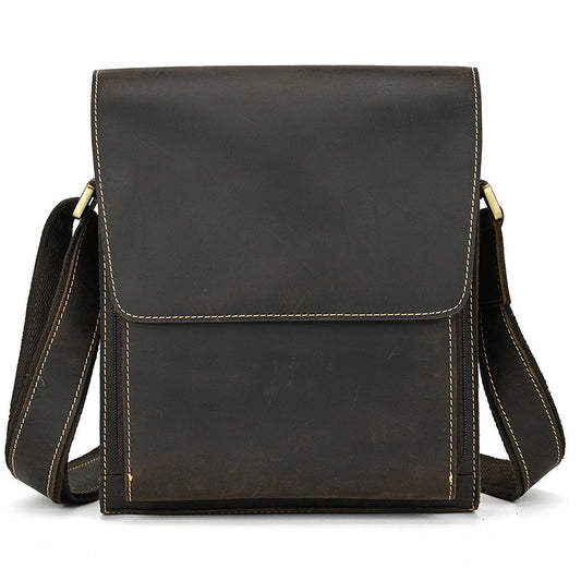 Bolso Bandolera de Cuero Genuino para Hombre - Image 2