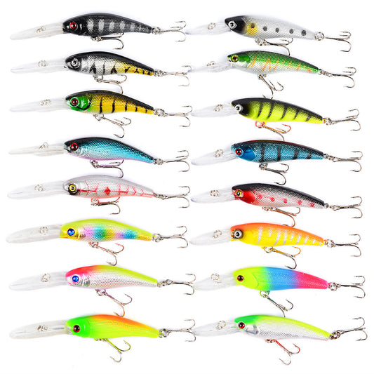 Set de 16 Señuelos Híbridos Mino DWMI020 para Pesca Profesional - Image 2