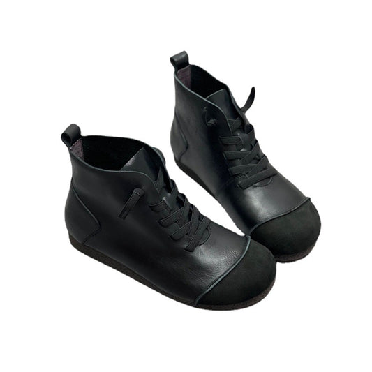 Botas Martin de Cuero Vintage con Forro Cálido y Suela Suave - Image 2
