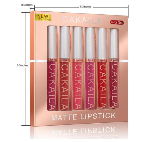 Set de 6 Brillos Labiales Mate Ultra Adherentes - Image 2