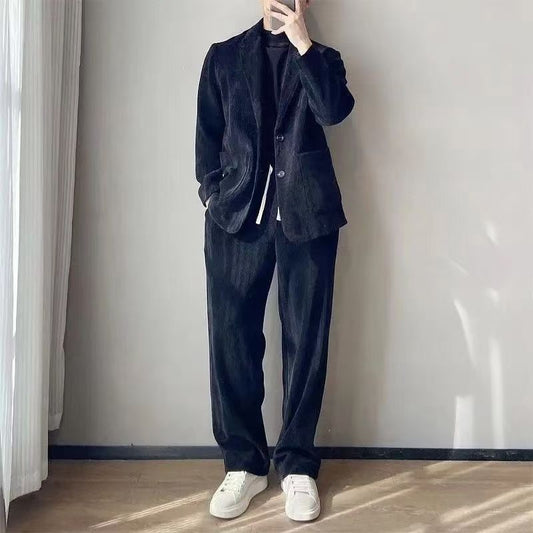 Conjunto Elegante de Traje y Pantalones Casuales para Hombre - Image 2