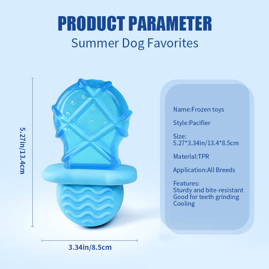 Paletas Refrescantes para Perros - Juego de Juguetes Masticables con Gel Refrigerante - Image 2