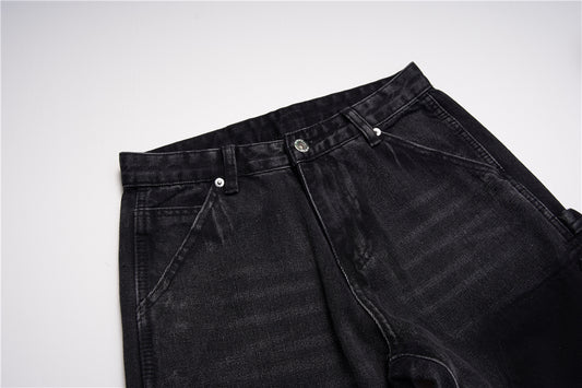 Jeans Micro Acampanados con Parches Raw Edge - Image 2