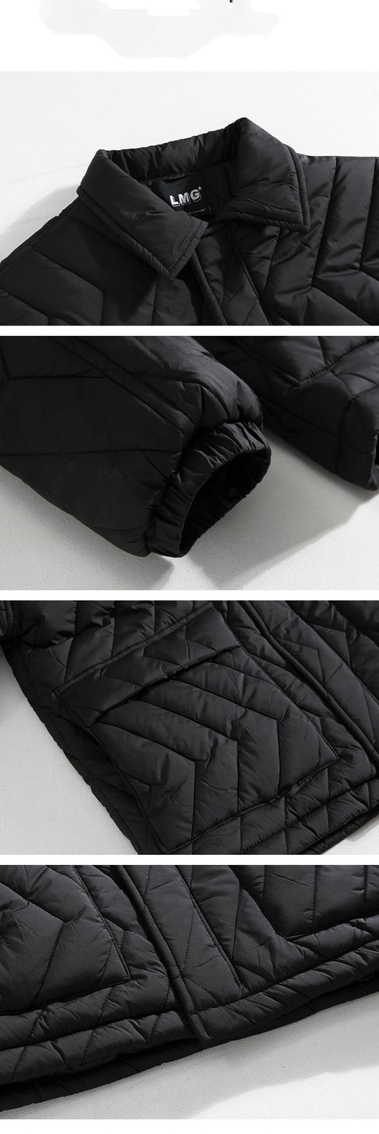 Chaqueta Polo de Algodón para Hombre Estilo Coreano Invierno - Image 2