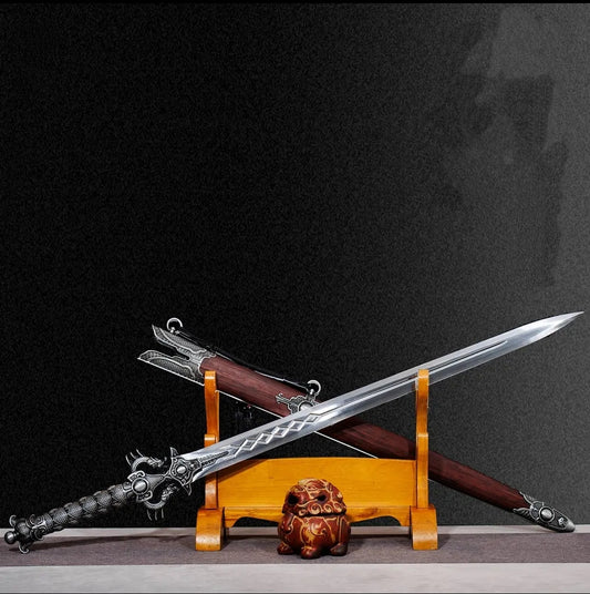 Espada Lilong de Acero Manganeso Forjada de Una Pieza - Pieza de Colección Premium - Image 2