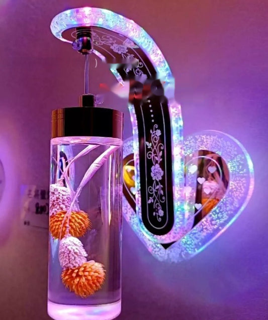 Lámpara de Pared Colgante de Cristal Acrílico Ovalado con Luz Cálida para Hoteles y Dormitorios - Image 2