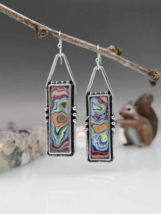 Aretes Duales de Color Liso Personalizados - Image 2