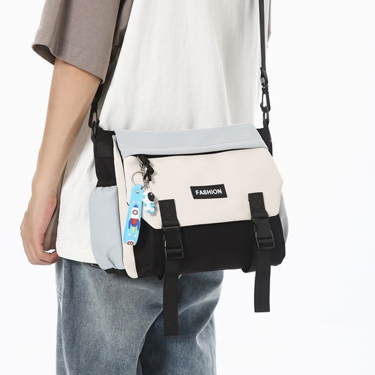 Bolsa de Hombro Casual Mujer Capacidad Grande Diseño Neutro Japonés - Image 2
