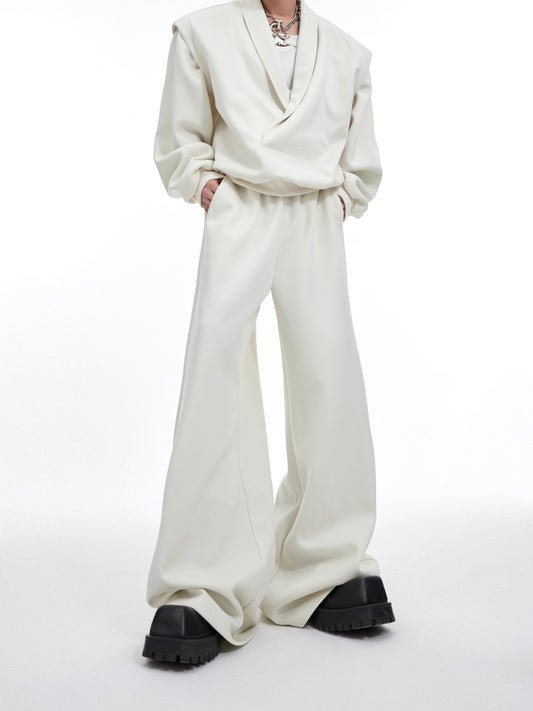 Conjunto de Suéter Suelto y Cómodo Talla Grande Escote en V - Image 2