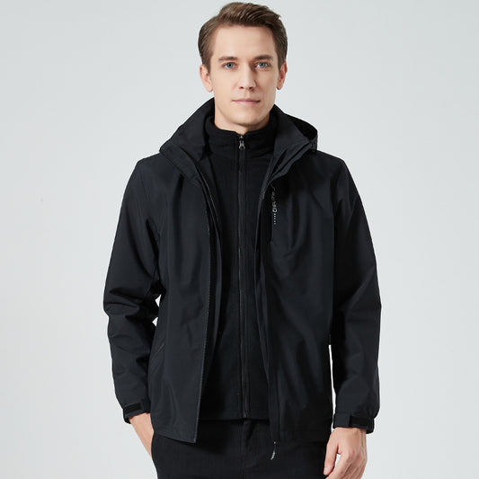 Chaqueta de Montaña 3 en 1 Desmontable Impermeable Unisex - Image 2