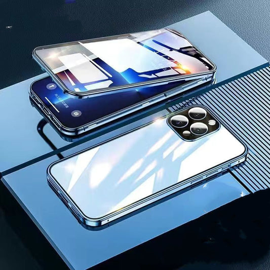 Funda Magnética de Doble Cara con Vidrio para iPhone 14 - Image 2