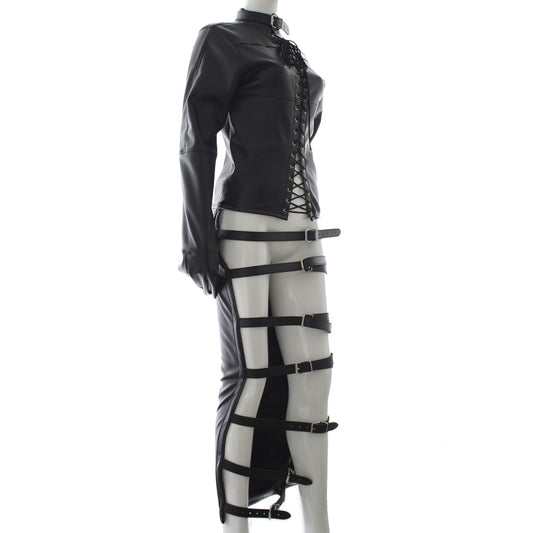 Disfraz de Presentación Bondage para Mujer en Negro - Image 2