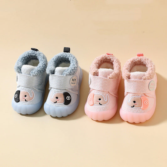 Zapatos de Algodón Cálidos para Niños y Mujeres - Calzado de Invierno Suave - Image 2