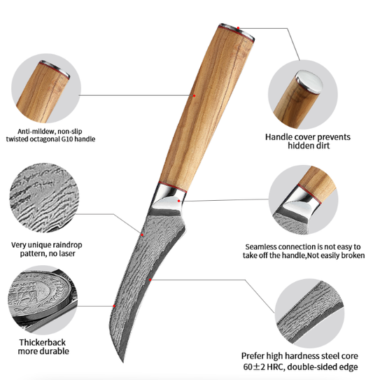 Cuchillo Damasco Profesional para Cocina - Image 2
