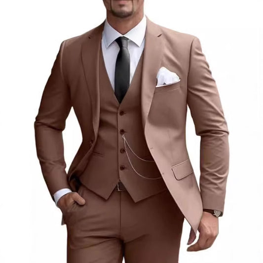 Traje Slim Fit Ejecutivo para Hombre - Elegancia Formal y Temperamento Empresarial - Image 2