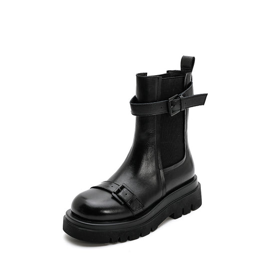 Botas Británicas de Suela Gruesa Versátiles - Image 2