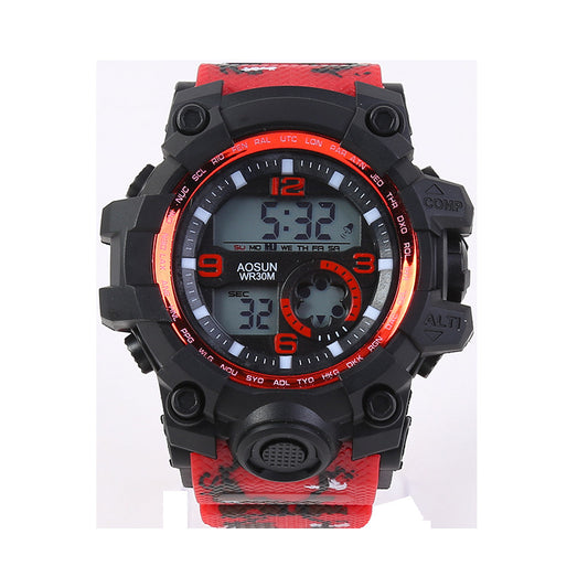 Reloj Deportivo Mujer Redondo Coreano Minimalista Resistente al Agua - Image 2