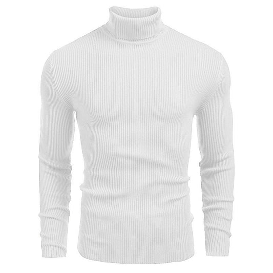 Suéter de Cuello Alto para Hombre - Otoño e Invierno - Image 2