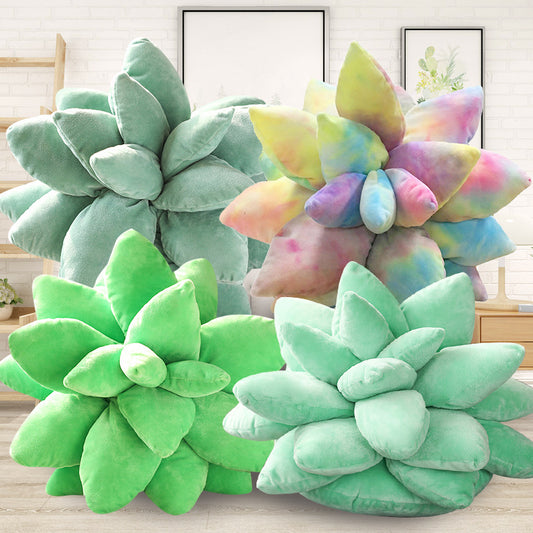 Peluches Suculentas Realistas - Almohada Decorativa de Flores en Maceta - Image 2