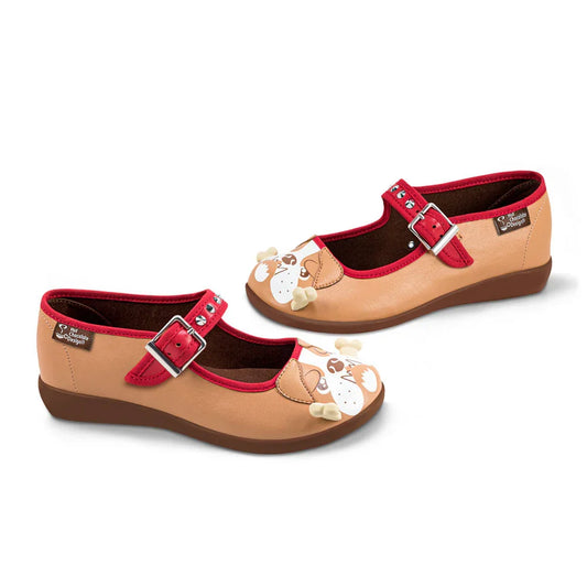 Chocolaticas® Bulldog Women's Mary Jane Flat - Tekeno