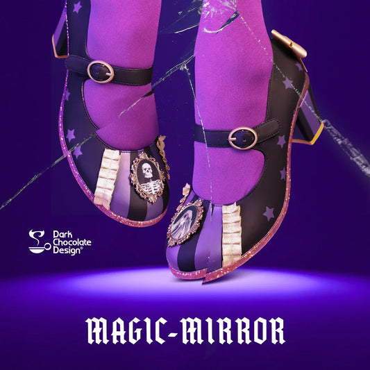 Chocolaticas® Mid Heels Magic Mirror Women's Mary Jane Pump - Tekeno