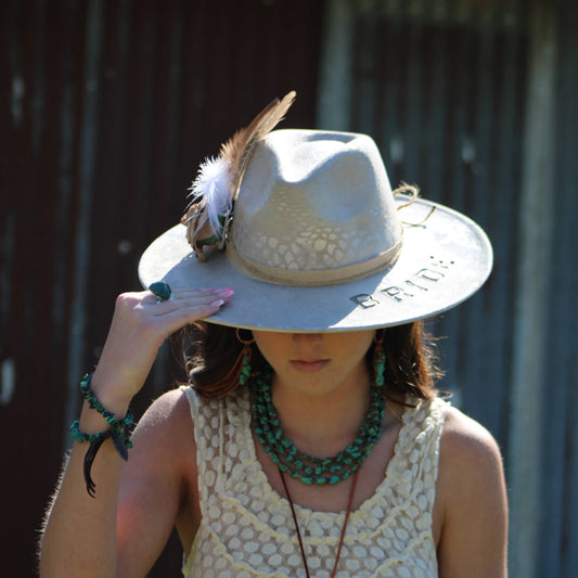 **Triple Strand Blue Turquoise & Wood Collar Necklace 259f