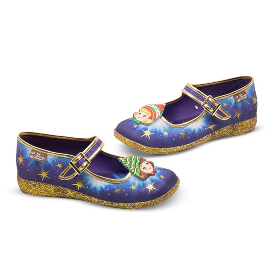 Chocolaticas® Jolly Sisters Women's Mary Jane Flat - Tekeno