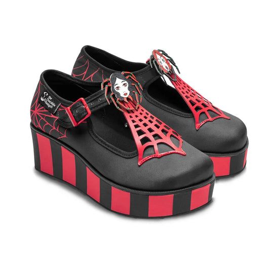 Chocolaticas® Spidora Women's Mary Jane Platform - Tekeno