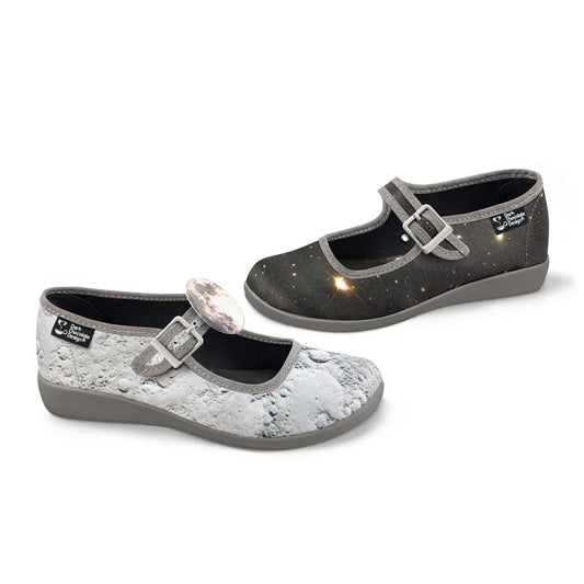 Chocolaticas® Nocturne Women's Mary Jane Flat - Tekeno