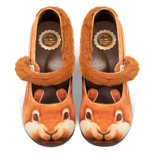 Chocolaticas® Mid Heels Nutty Cheeks Women's Mary Jane Pump - Tekeno