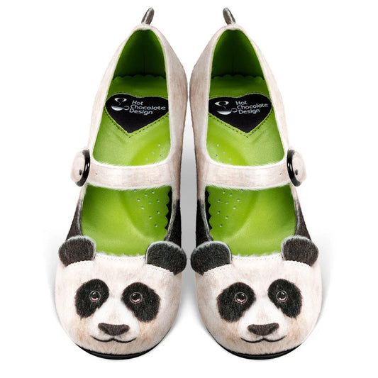 Chocolaticas® Mid Heels Panda Women's Mary Jane Pump - Tekeno
