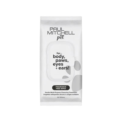 Lenços Umedecidos Paul Mitchell Pet sem Fragrância para Cães, 60 unidades