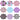 10Pcs 12Inch Sanrio Kuromi Solid Color Latex Balloon Children'S Happy Birthday Party Decoration Baby Shower Globos Balloon Toy - Tekeno