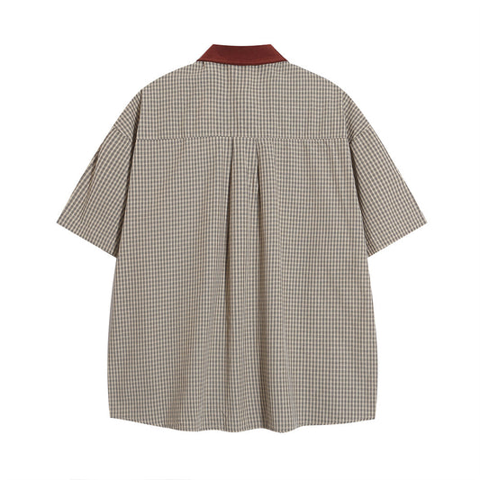 Camisa de Cuadros Manga Corta para Hombre - Image 2