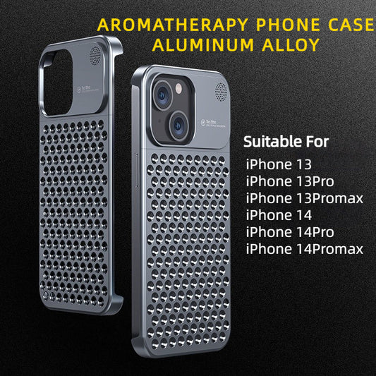 Funda de Aluminio para iPhone 14 13 Pro Max Plus con Disipación de Calor y Protección Total - Image 2