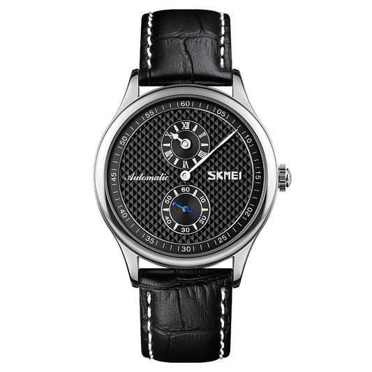 Reloj Empresarial Esqueleto Blanco con Segundero Independiente - Image 2