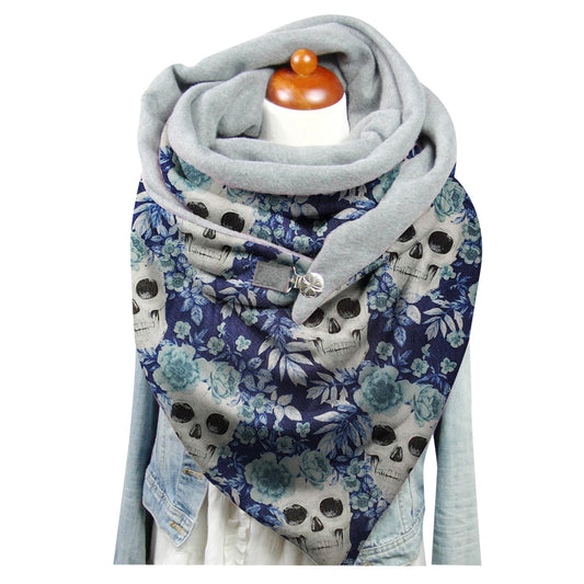 Babero Largo de Calavera Estampada para Bebé - Diseño Halloween - Image 2