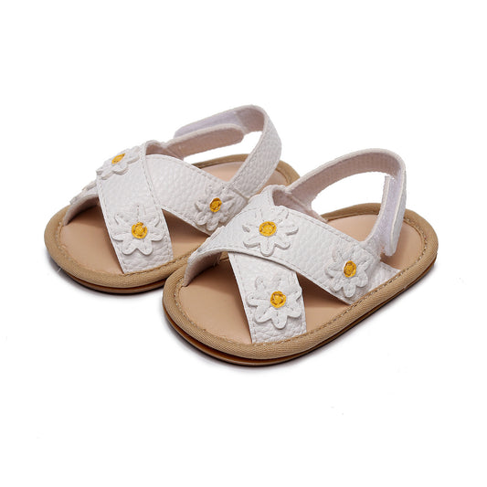 Sandalias Niña con Tira Cruzada y Estampado Floral - Image 2