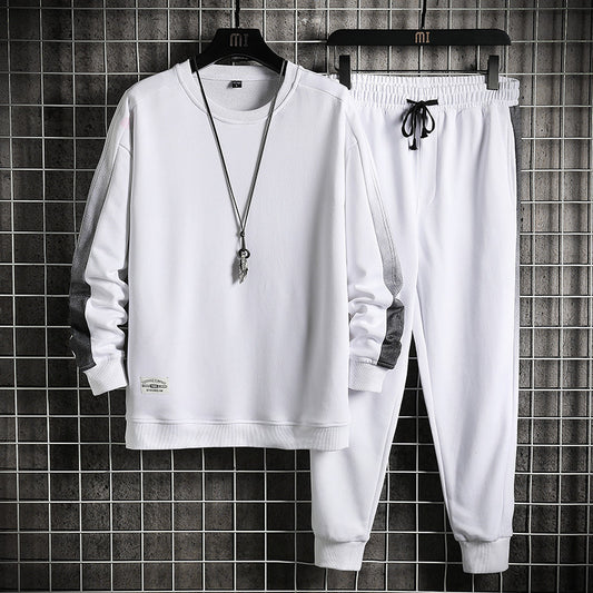 Suéter Casual Estampado Alfabeto Cuello Redondo para Hombre - Image 2