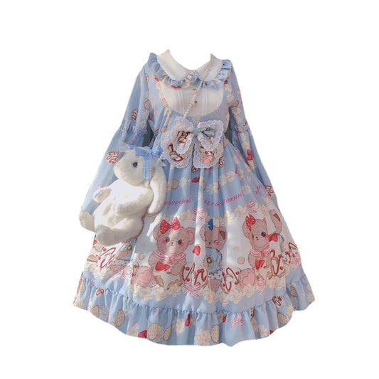 Falda Lolita Princesa Soft Girl - Vestido Elegante y Romántico - Image 2