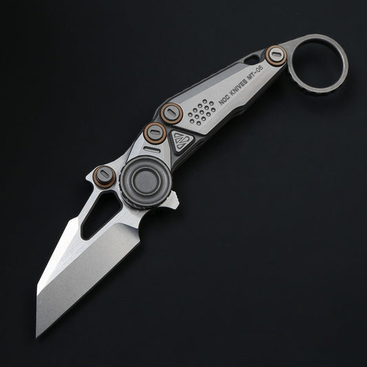 Cuchillo Plegable M390 Defensa Personal Exterior Filo Profesional - Image 2