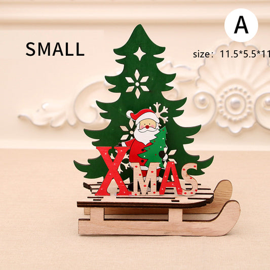 Adornos Navideños de Madera con Celebridades - Caja de Regalos para Adultos Mayores - Image 2
