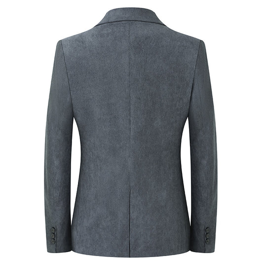 Blazer Casual de Lujo en Color Sólido para Hombre - Image 2