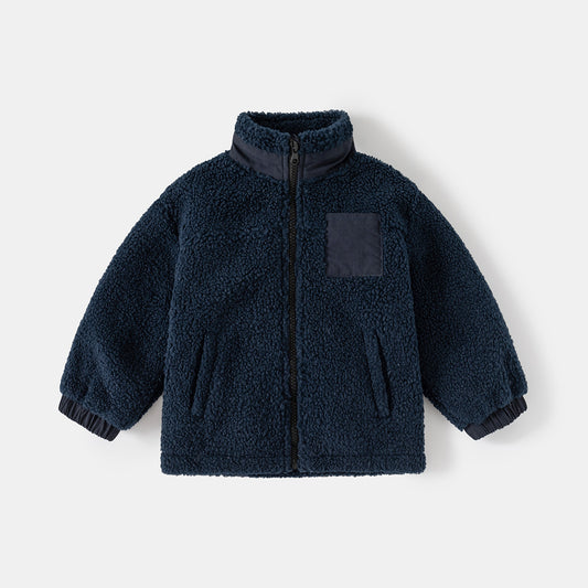 Abrigo Infantil Térmico con Cuello Alto y Costuras Reforzadas - Image 2