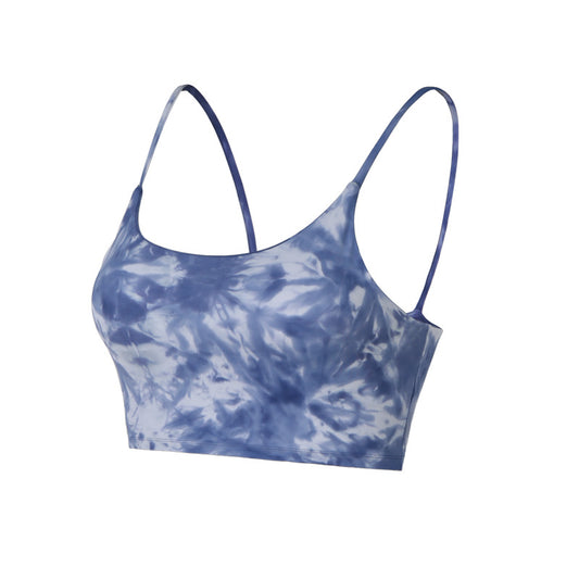 Sujetador Deportivo Tie-Dye con Espalda Descubierta para Mujer - Image 2