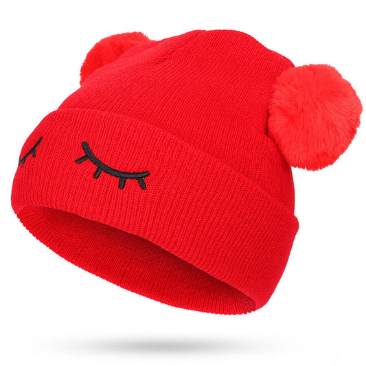 Gorro de Lana Infantil con Bordado de Osito Guiñador - Image 2