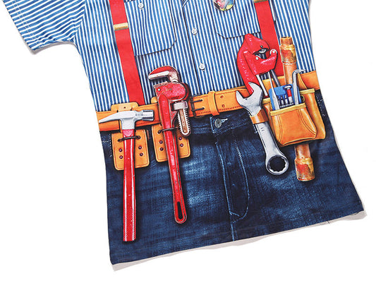 Camiseta Unisex de Manga Corta con Estampado Realista - Image 2