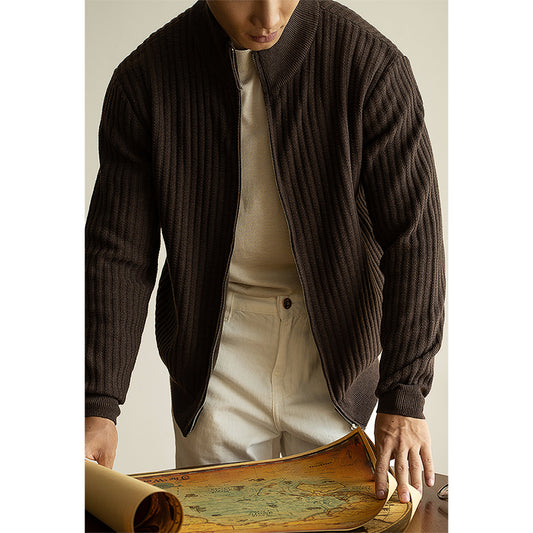 Cardigan con Cierre Casual para Hombre - Suéter Abrigo Versátil - Image 2