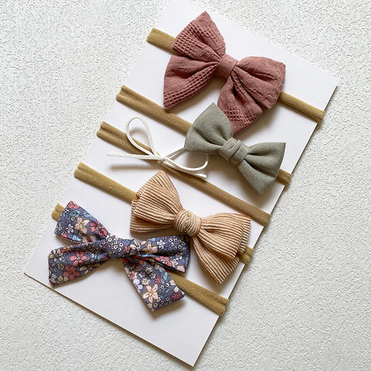 Set de 5 Diademas con Moños para Bebé - Image 2