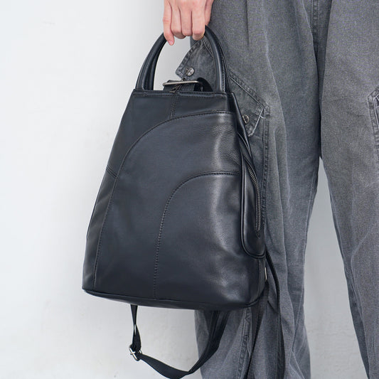 Mochila de Cuero Genuino para Mujer - Gran Capacidad y Funcionalidad - Image 2